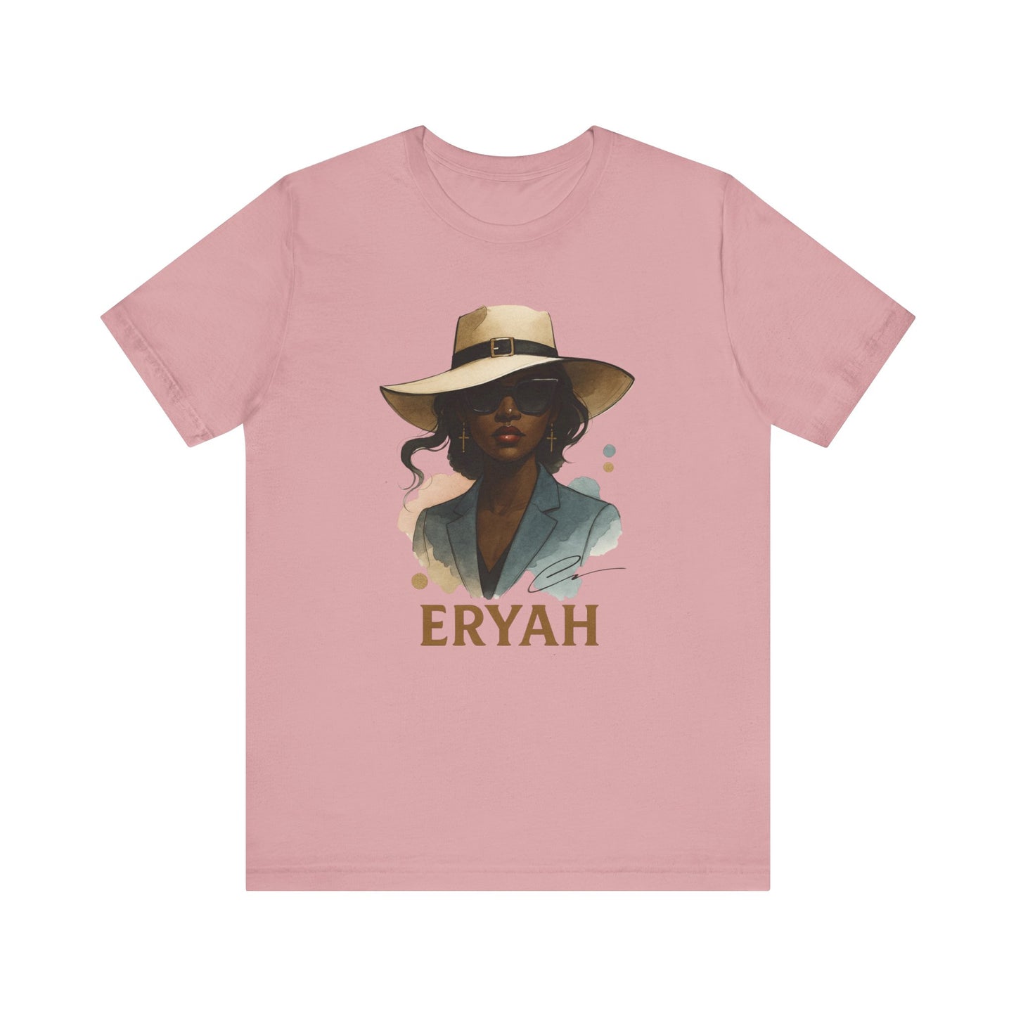 🎀 "Eryah Elegance" Portrait Tee – The Art of Mystique