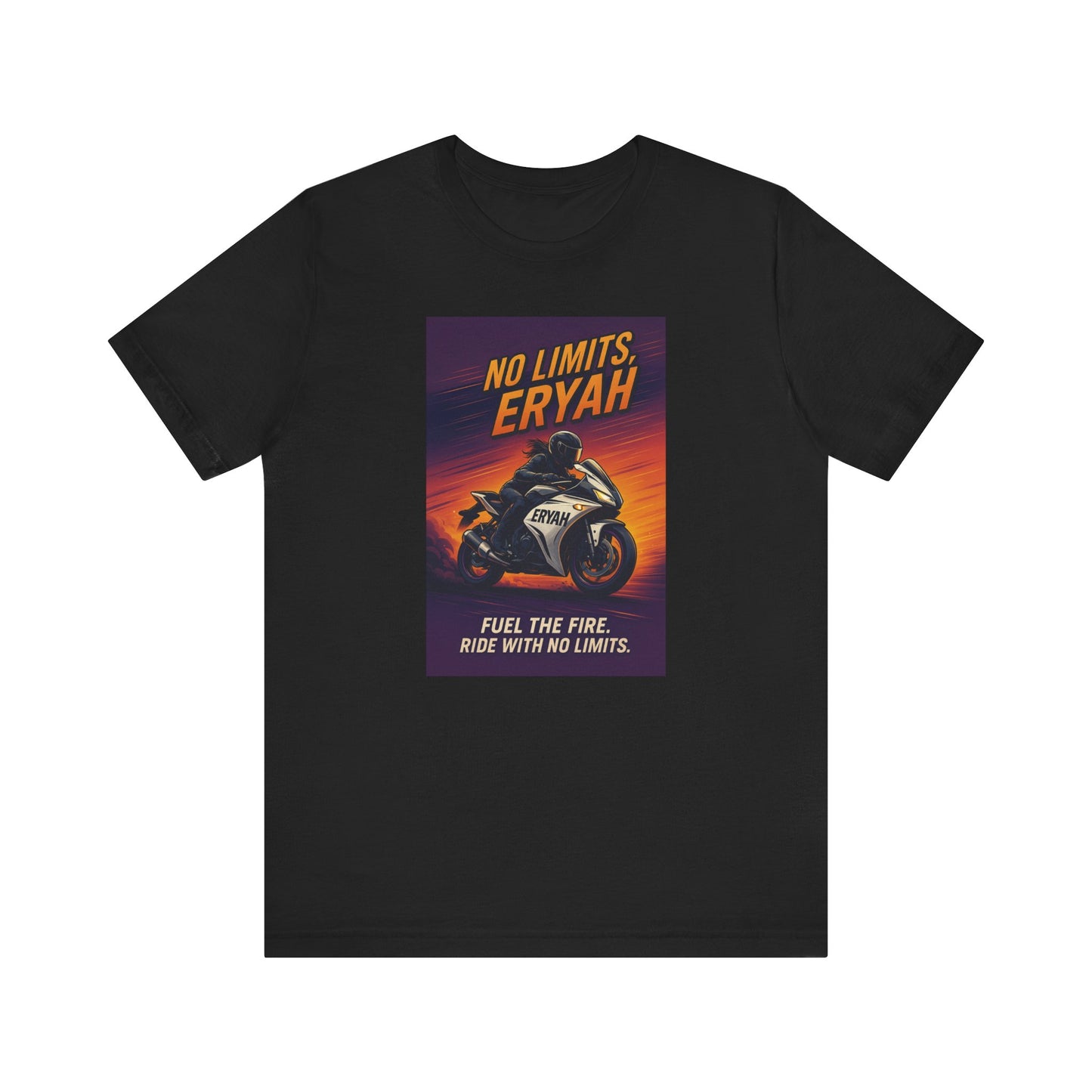 No Limits, ERYAH – High-Speed Rider, Motorcyclist Graphic Tee