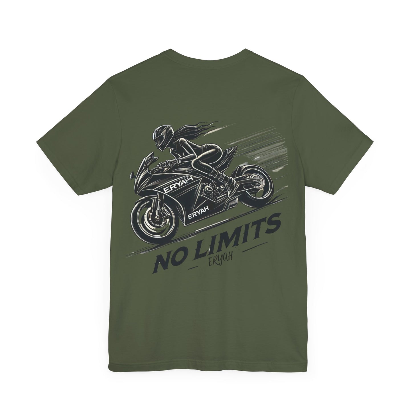 "No Limits, ERYAH"  Tee – Ride Fast, Live Fearless