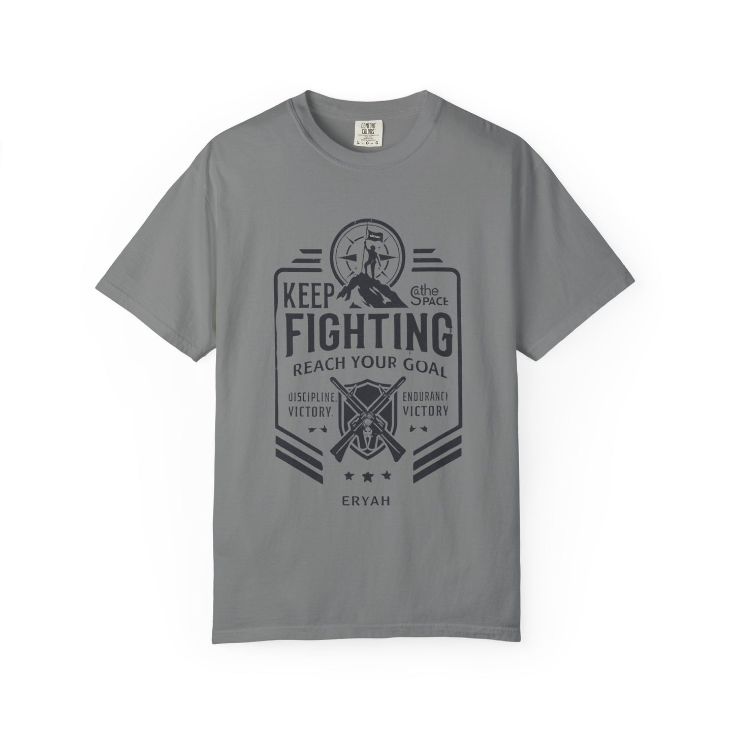 “KEEP FIGHTING” Motivational Military Tee by ERYAH