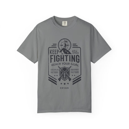 “KEEP FIGHTING” Motivational Military Tee by ERYAH