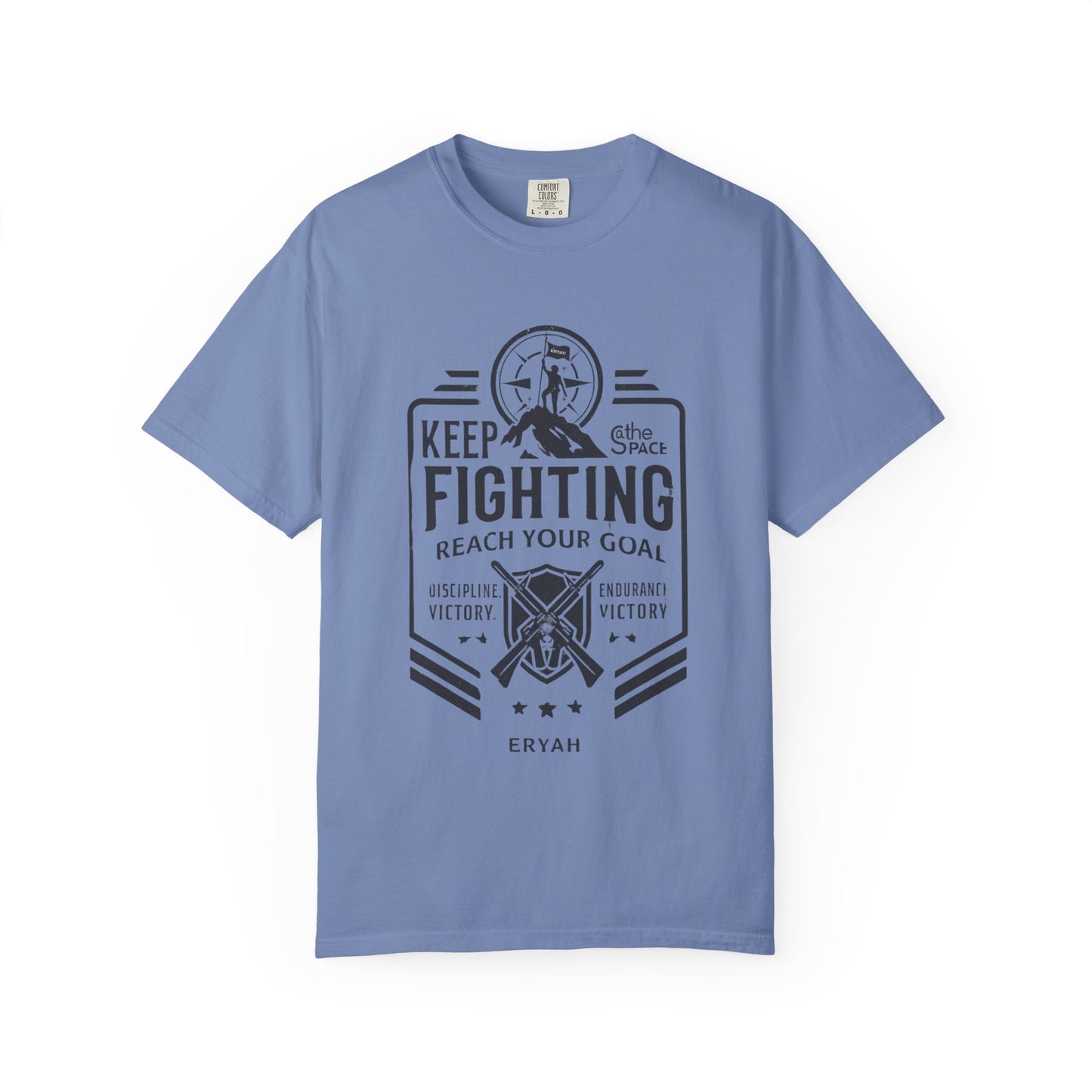 “KEEP FIGHTING” Motivational Military Tee by ERYAH